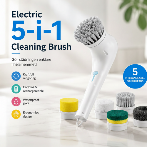 Electric 5-in-1 Cleaning Brush
